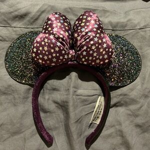 Disney Glittery Purple Star Mouse Ears Headband